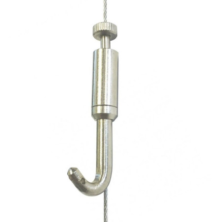 Complete 2m U-Rail Gallery Hanging System Kit 50kg (Ceiling Mounted)