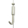 Complete 2m U-Rail Gallery Hanging System Kit 50kg (Ceiling Mounted)