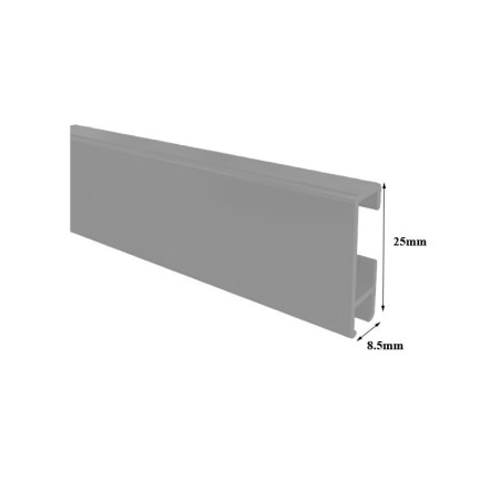 Rug hanging kit J-Rail with cables