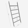 Wooden Fabric Ladder Display Stand