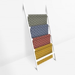 Wooden Fabric Ladder Display Stand