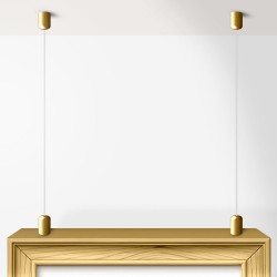 Ceiling to Frame Perlon Cable Kit (Gold)