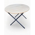 Round Folding Table (Beechwood Top)