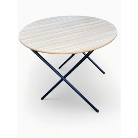 Folding Round Table with 4 Chairs Set