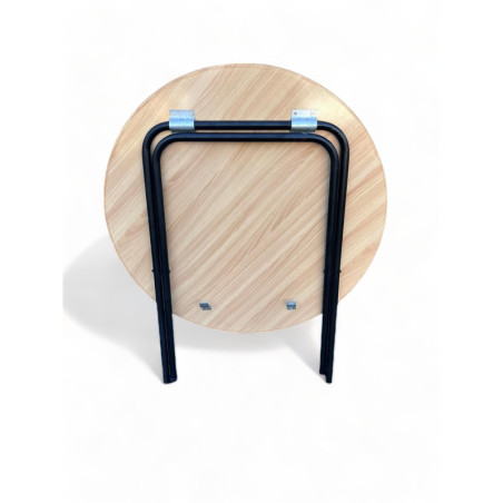 Folding Round Table with 4 Chairs Set