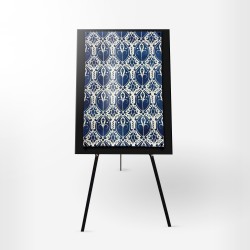 Fabric Display Easel with A0 black or white correx board