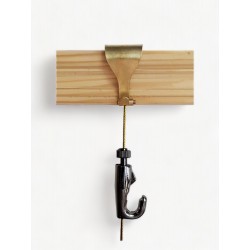 Brass Steel Cable Brass Moulding Hook kit + Zipper Hook