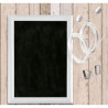 Black Ceiling Hanging Chalkboard Kit