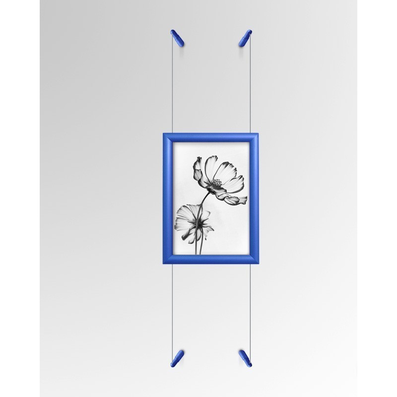 A4 Silver Frame & Wall 2 Wall Kit