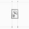 Snap frame Ceiling to Floor Hanging kit