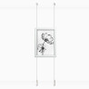 Snap frame Ceiling to Floor Hanging kit