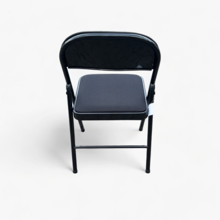 Black Fabric Folding Chair