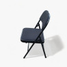 Black Fabric Folding Chair