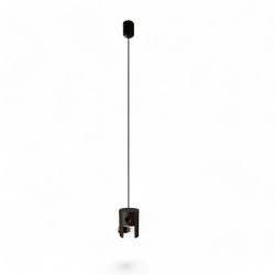 Ceiling Fixing + Panel Clamp (Black)