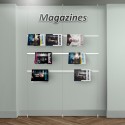 Book/Magazines Display Hanging Ceiling to Floor Kit