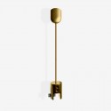 Ceiling Wire + Panel Clamp Gold Brass