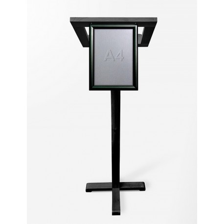 Free Standing Lectern with A4 Aluminium Frame & Acrylic Sheet