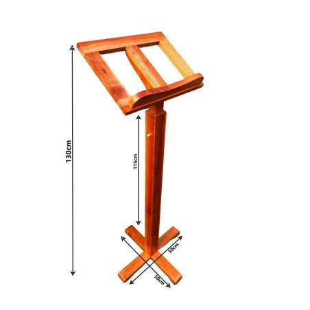 Free Standing Lectern with A4 Aluminium Frame & Acrylic Sheet