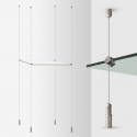 Cable Display Glass Shelves