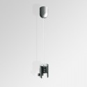 Panel Clamp Ceiling Hanging kit with Clear Cable