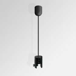 Ceiling Fixing + Panel Clamp (Black)