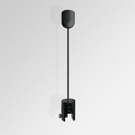 Ceiling Fixing + Panel Clamp (Black)