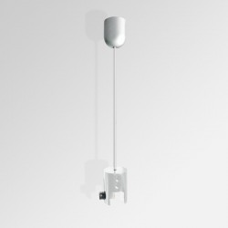 Ceiling Fixing + Panel Clamp (White)