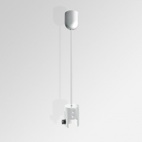 Ceiling Fixing + Panel Clamp (White)