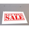 Twist on hanging kit for suspended ceiling suspended ceiling retail sign cable