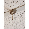 Twist on hanging kit for suspended ceiling suspended ceiling retail sign cable