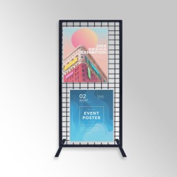 Mesh Grid Wall Display Pocket