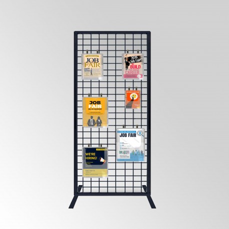 Mesh Grid Wall Brochure Leaflet Holder