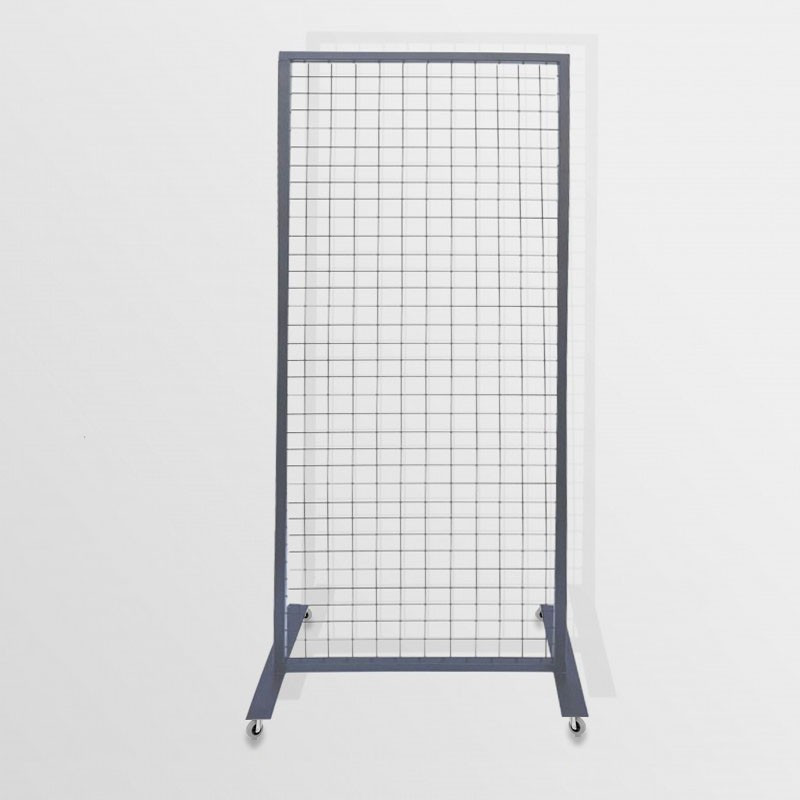 Gridwall Art Display Panel on Castors