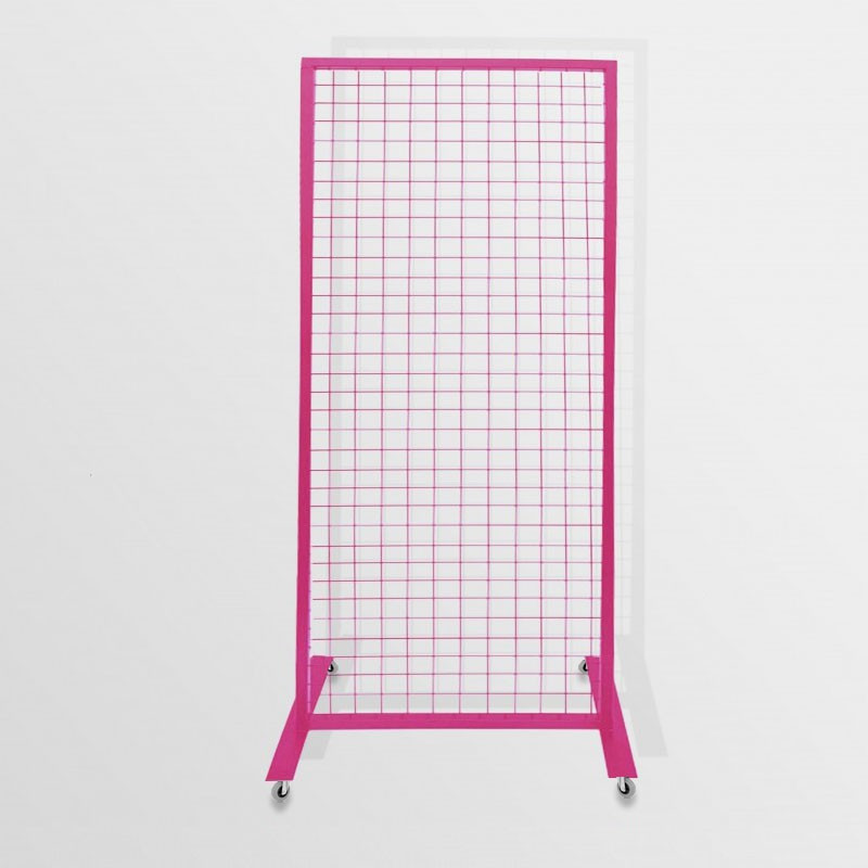 Gridwall Art Display Panel on Castors