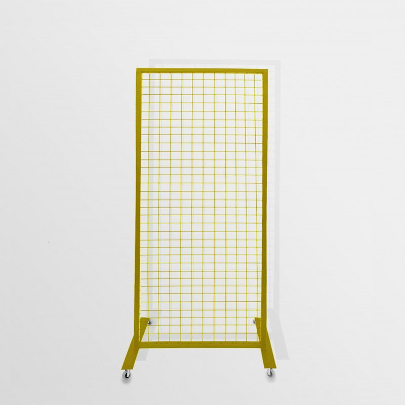 Gridwall Art Display Panel on Castors