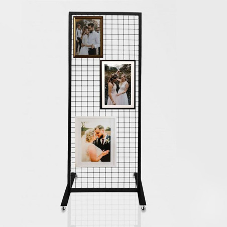 Gridwall Art Display Panel on Castors