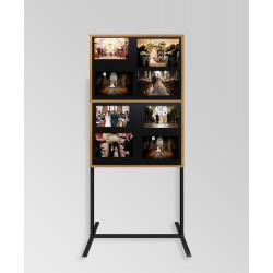 Photograph Display Free Standing Wall