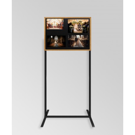 Photograph Display Free Standing Wall