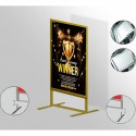 Free Standing Information Sign Poster Stand AO