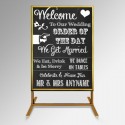 Free Standing Metal Chalkboard Stand AO Frame