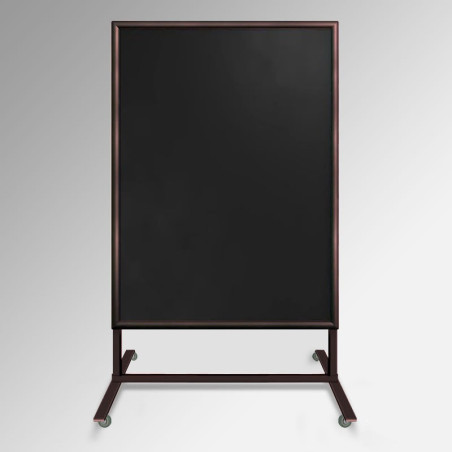 Free Standing Metal Chalkboard Stand AO Frame with Castors