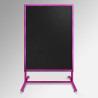 Free Standing Metal Chalkboard Stand AO Frame with Castors
