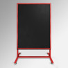 Free Standing Metal Chalkboard Stand AO Frame with Castors