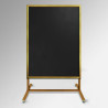 Free Standing Metal Chalkboard Stand AO Frame with Castors