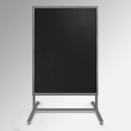 Free Standing Metal Chalkboard Stand AO Frame with Castors