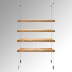 Suspended Ceiling Wooden Shelves Cable Kit (Fittings Only)